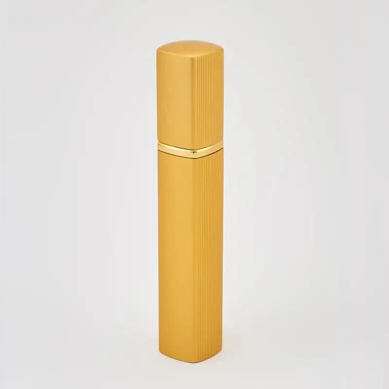 Bouteille de parfum 12ml, Tube carré en aluminium, distributeur de parfum, vaporisateur Ultra-fin, c