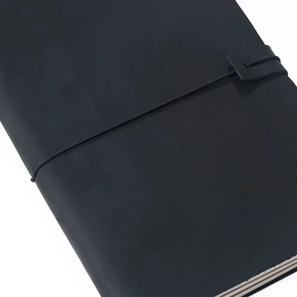 Moterm-Carnet de notes en cuir de vachette fait à la main, couverture de carnet de voyage, journal i