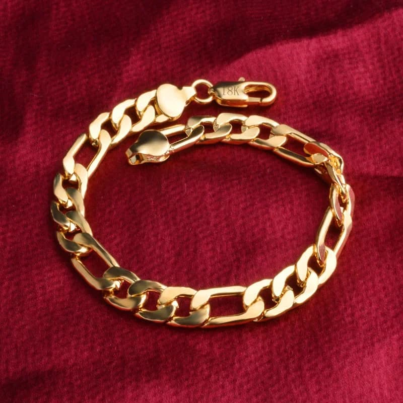 Cadeaux pour la Saint-Valentin, bracelets en argent sterling 925, or 18 carats, 8 mm, pour femmes, b