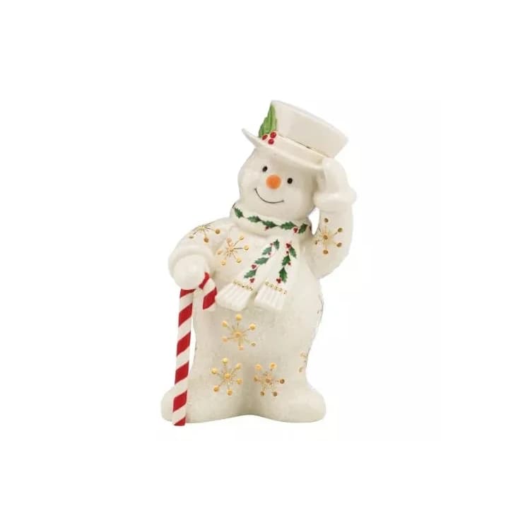 Ornement cadeau bonhomme de neige de Noël
