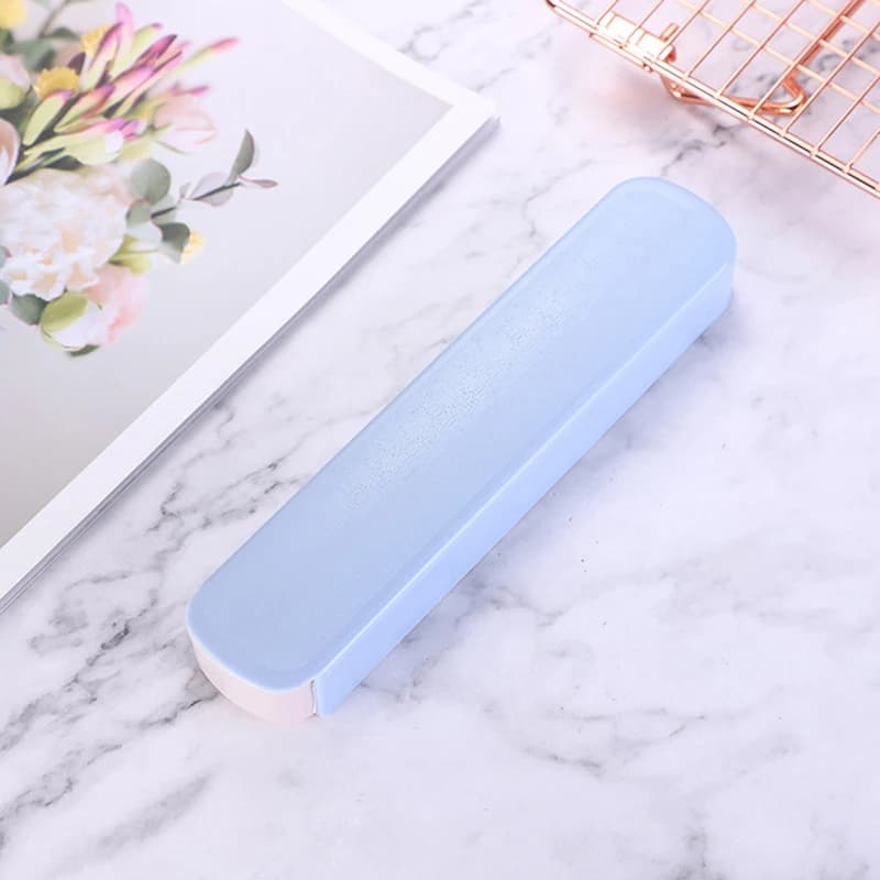 Boîte de rangement en plastique pour couverts, paille, baguettes domestiques, fourchette, cuillère, 