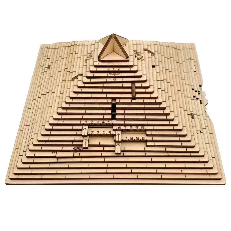 Boîte de Puzzle pyramide Quest, cadeau Surprise, avec compartiment caché, jeux de casse-tête pour ad