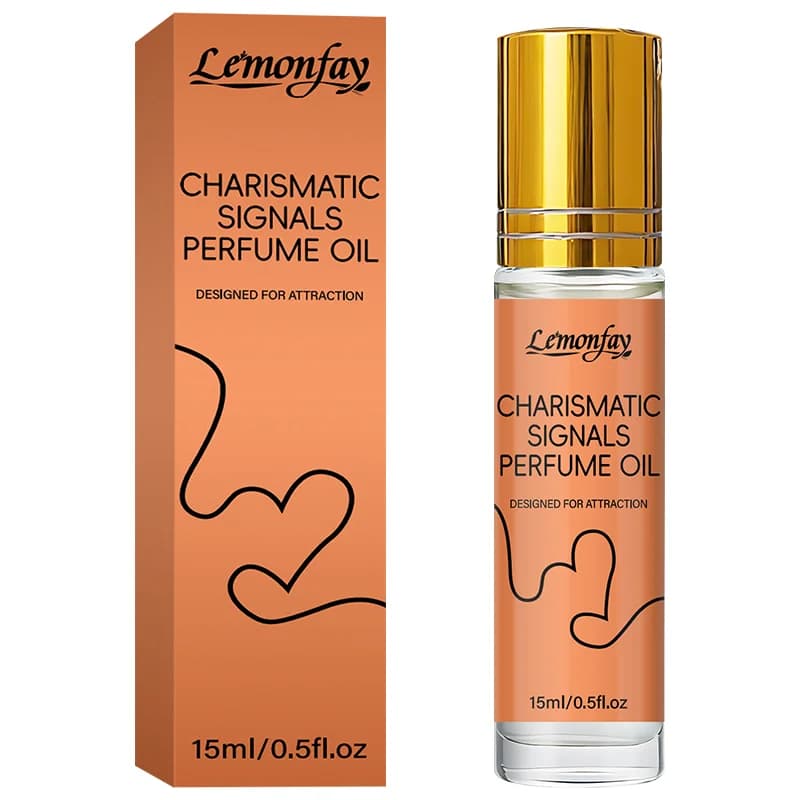 Lemonfay Huile de Parfum Roll-On Signaux Charismatiques, Parfum Longue Durée 15ml/0.5fl.oz pour l'At