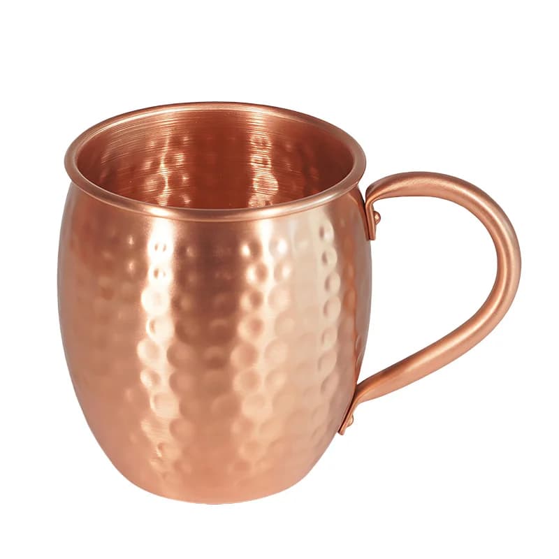 Tasse à Moscow Mule 100% Cuivre, Tasses à Bière en Cuivre Durable 350ml, Tasse à Café, Tasse à Lait,