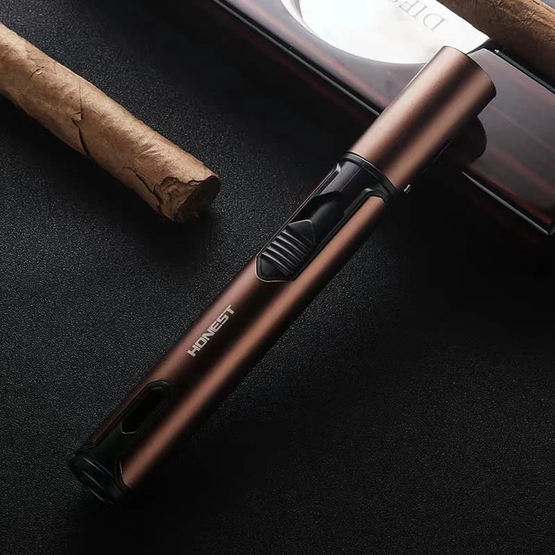 Briquet pour pistolet de soudage à haute température, coupe-vent, flamme rouge, allume-cigare gonfla