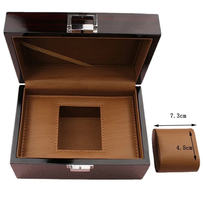 Boîte à montres en bois massif laqué de qualité supérieure, étui de rangement pour bijoux, présentoi