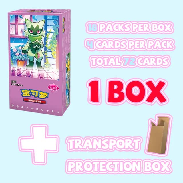 Pack de cartes Pokémon 100% officiel, 5 boîtes de boosters Floragato, collection Vol.5, original sce