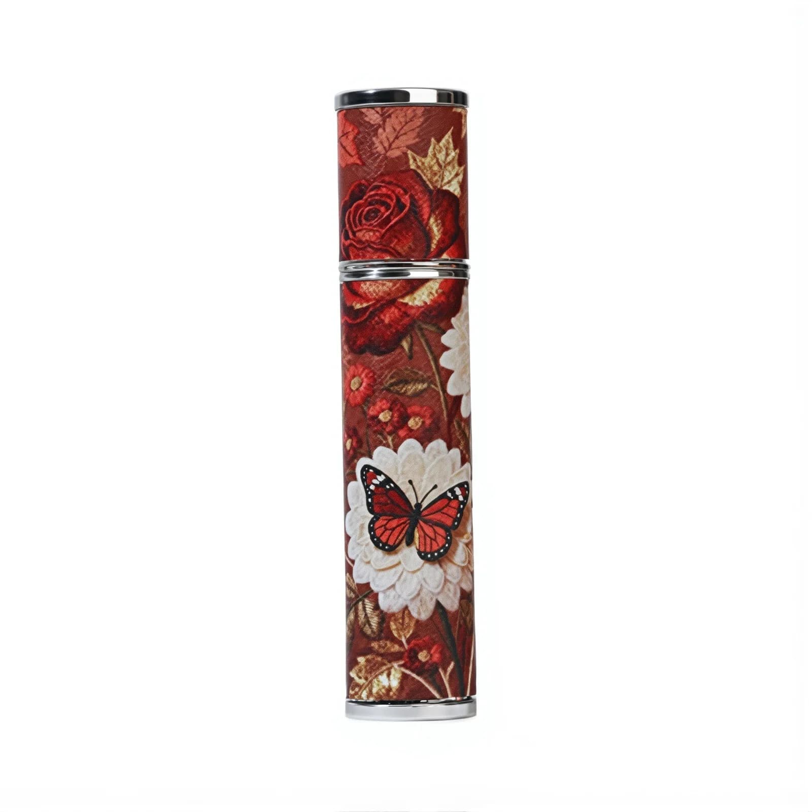 Nouvelle bouteille de parfum florale rechargeable, flacon classique en cuir pour parfum, vaporisateu