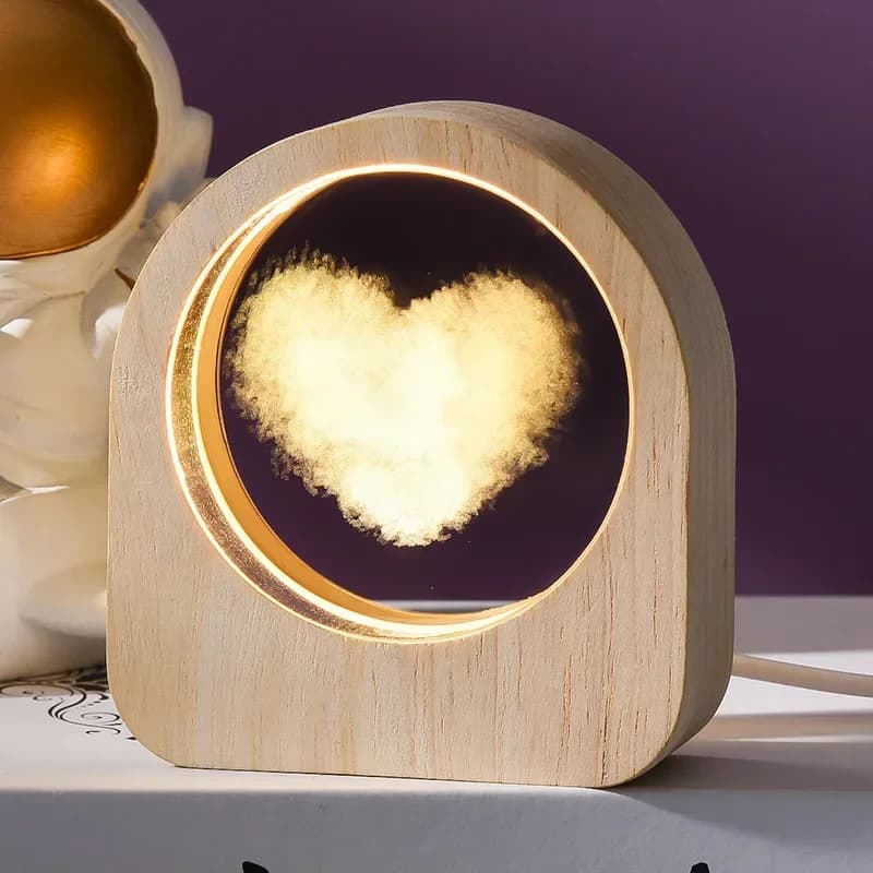 Décoration artisanale en verre de cristal 3D, système solaire gravé au Laser, astronomie, cadeau de 