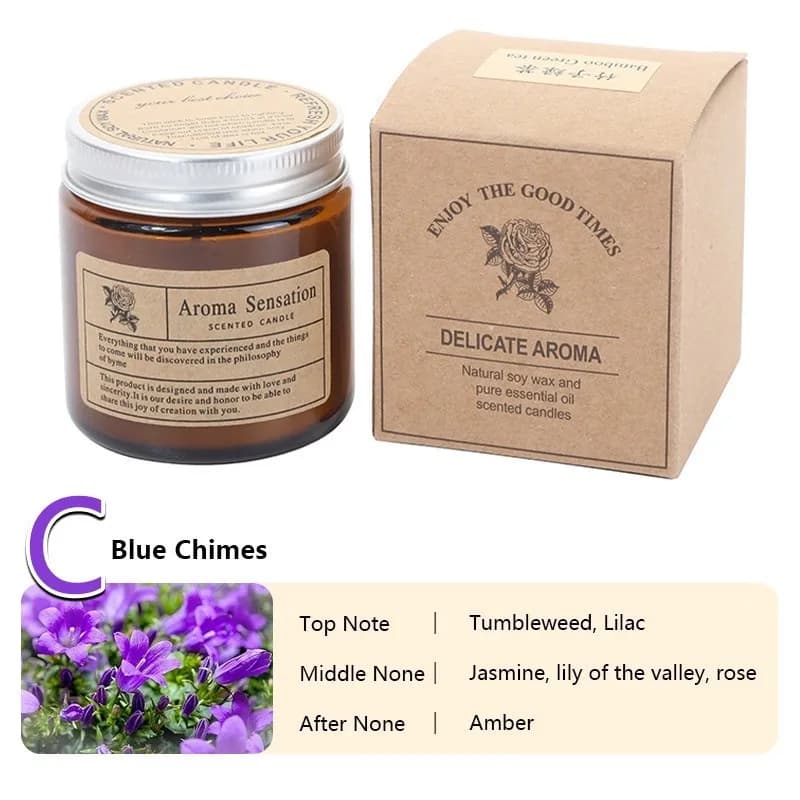 Bougie de soja parfumée pour la saint-valentin, bougies parfumées pour décoration, proposition de ma