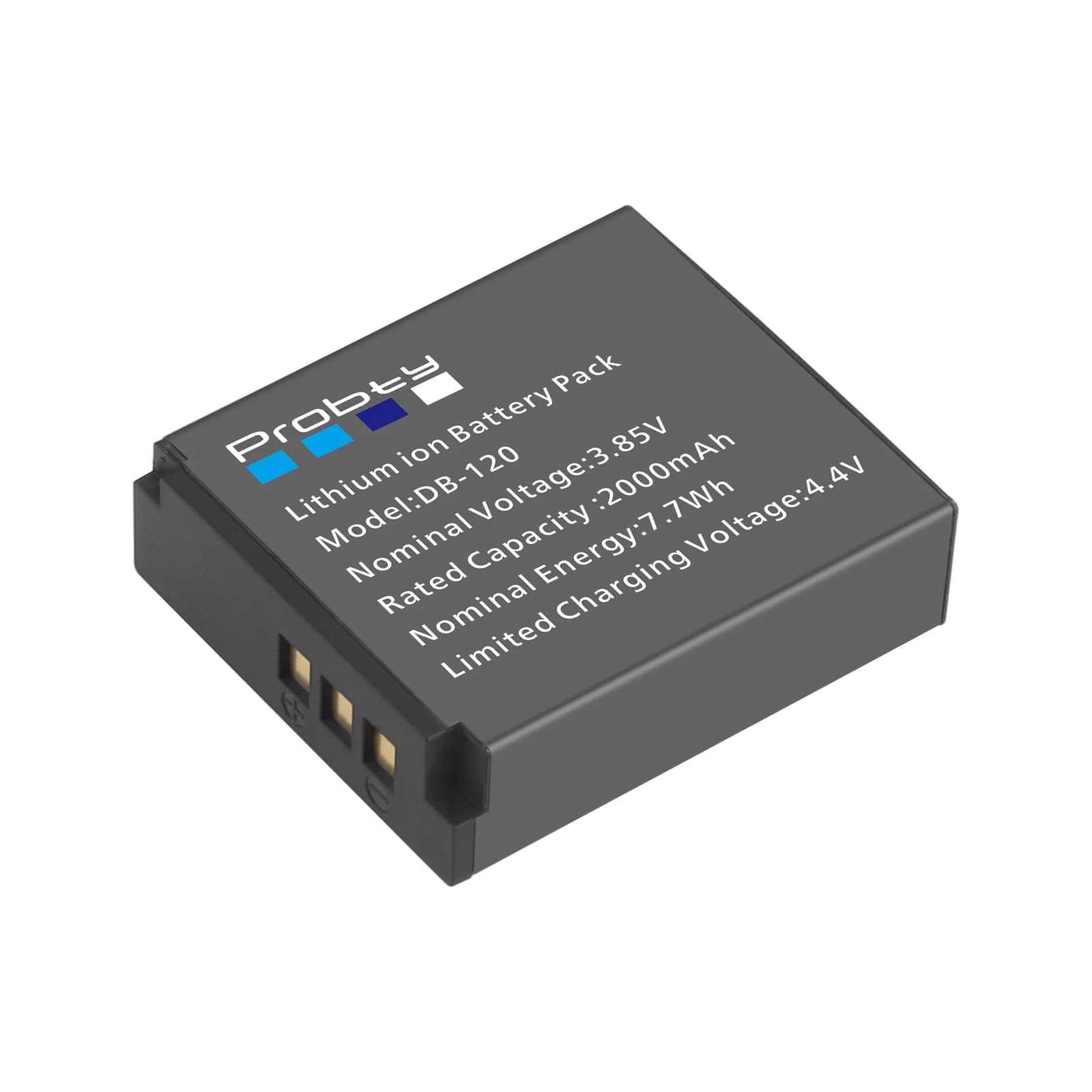Batterie Rechargeable 2000mAh DB-120 avec Port USB-C pour chargeur Ricoh GR IV GRIV GR4 pour accesso