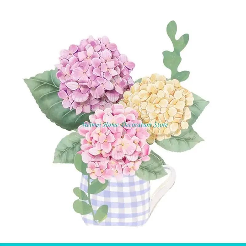 H7BF – cartes vœux Pop-up avec enveloppe, pour noël, saint-valentin, anniversaire, mariage, cadeau f