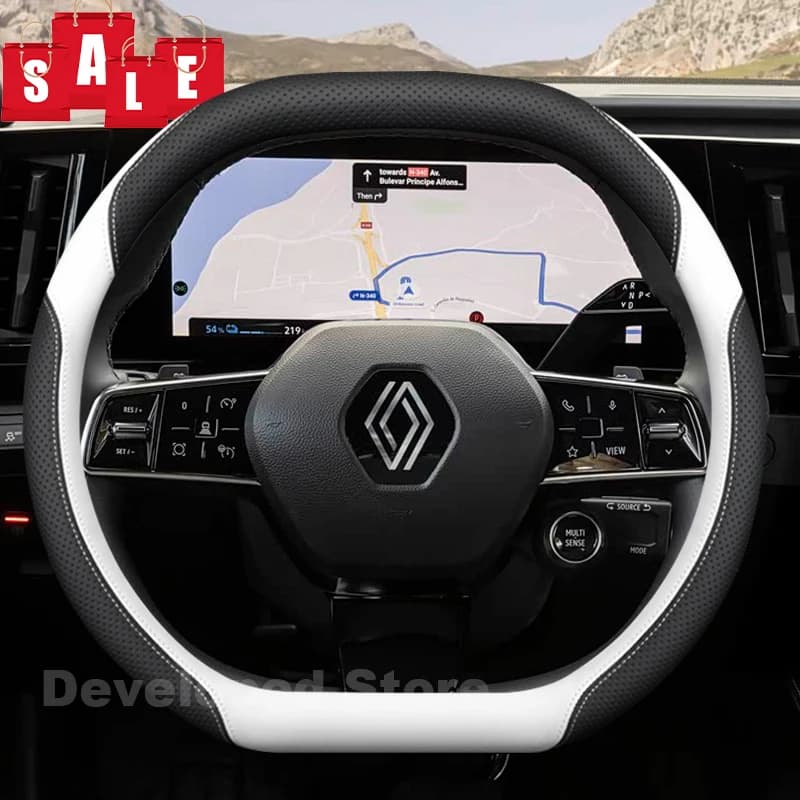 Housse de volant de voiture pour Renault Austral Espace VI E-TECH 2023-2025 2026 double D-type Acces