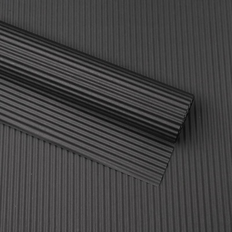 Papier ondulé monochrome pour emballage de fleurs, matériel d'emballage cadeau, papier artisanal pou