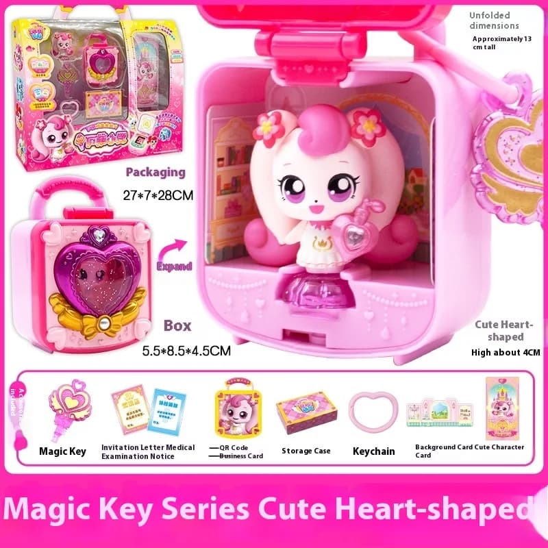 En stock - Secret Catch! Figurine Anime Teenieping, Boîte à Trésors Clé, Série de Jouets Mignons Ful