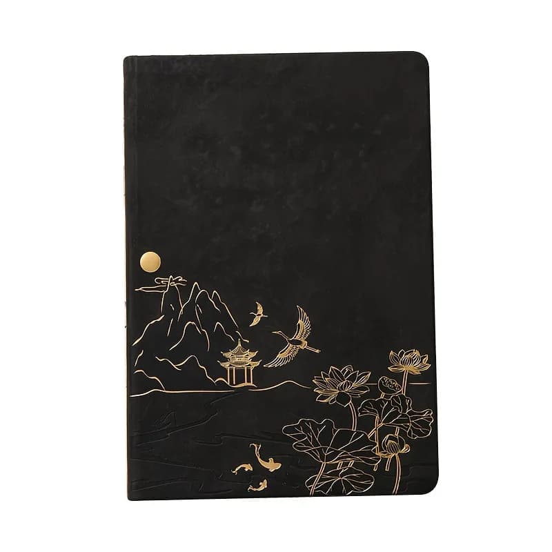 Coffret Cadeau Bloc-Notes A5, Équipé d'un Stylo et d'un Recharge de 100 Pages, Idéal pour les Réunio