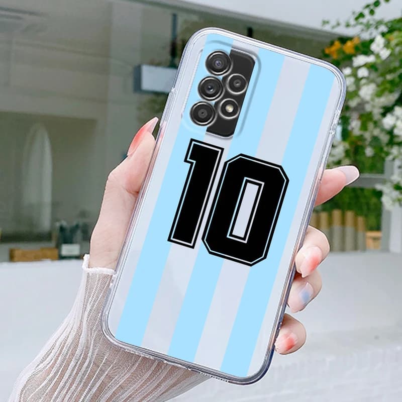 Étui Cadeau Football Drapeaux du Monde 10 pour Samsung A15 A13 A35 A55 A51 A71 A41 A31 A21S A05 A17 