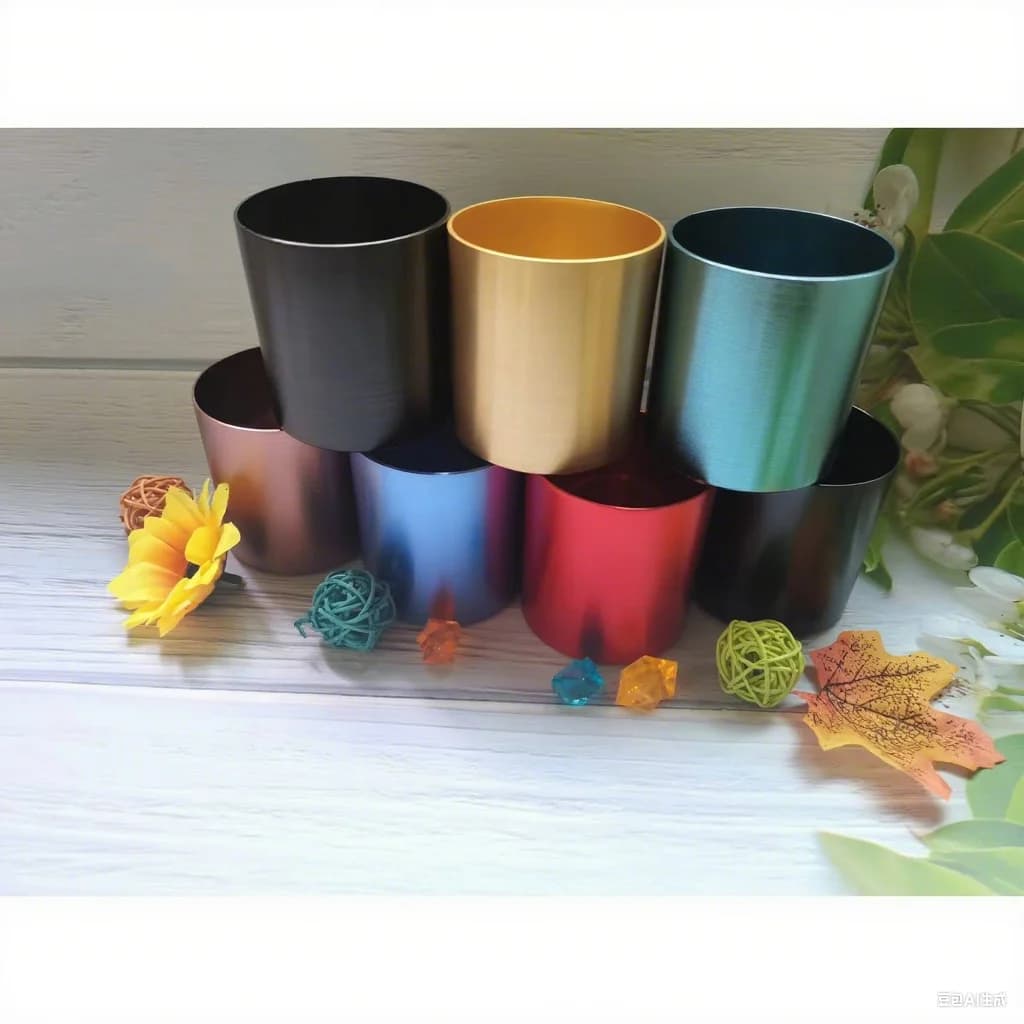 Tasse en aluminium pour bougie d'aromathérapie, tasse à bougie, tasse en oxyde d'aluminium pour uste