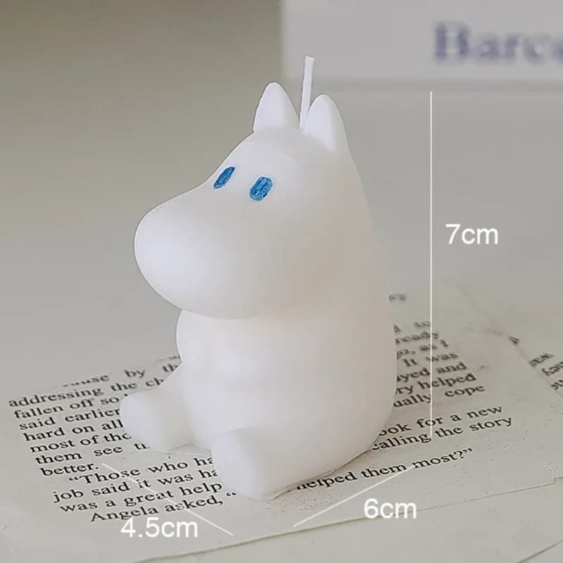 Bougie d'aromathérapie Kawaii Anime Moomins : Modèle créatif et mignon de personnage de dessin animé