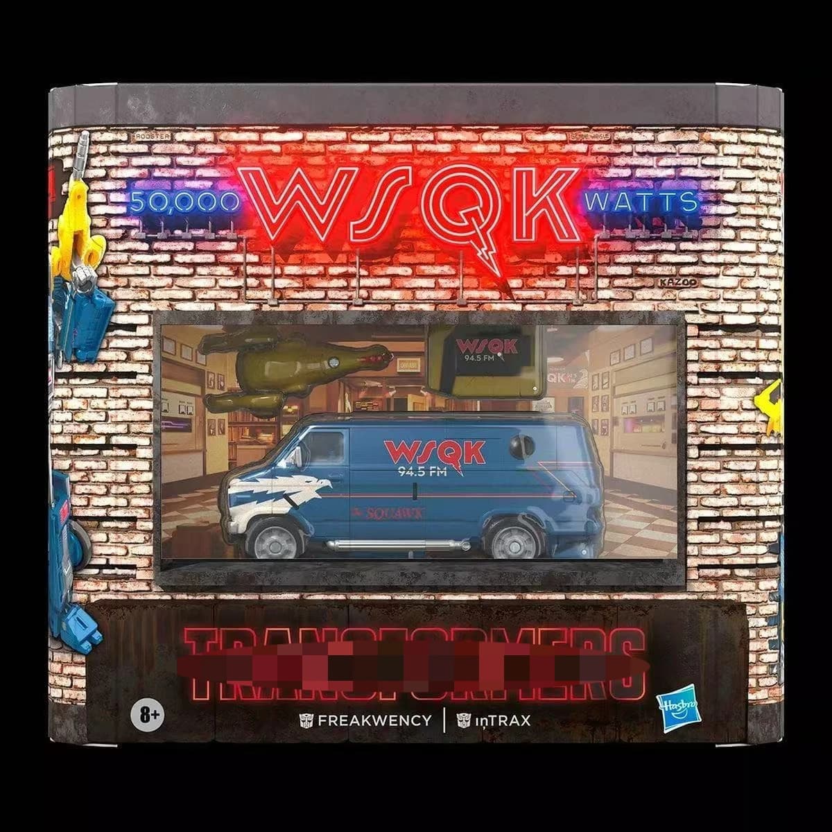 Jouet Transformers Hasbro en collaboration avec Stranger Things, Freakwency et 8-Trax Van