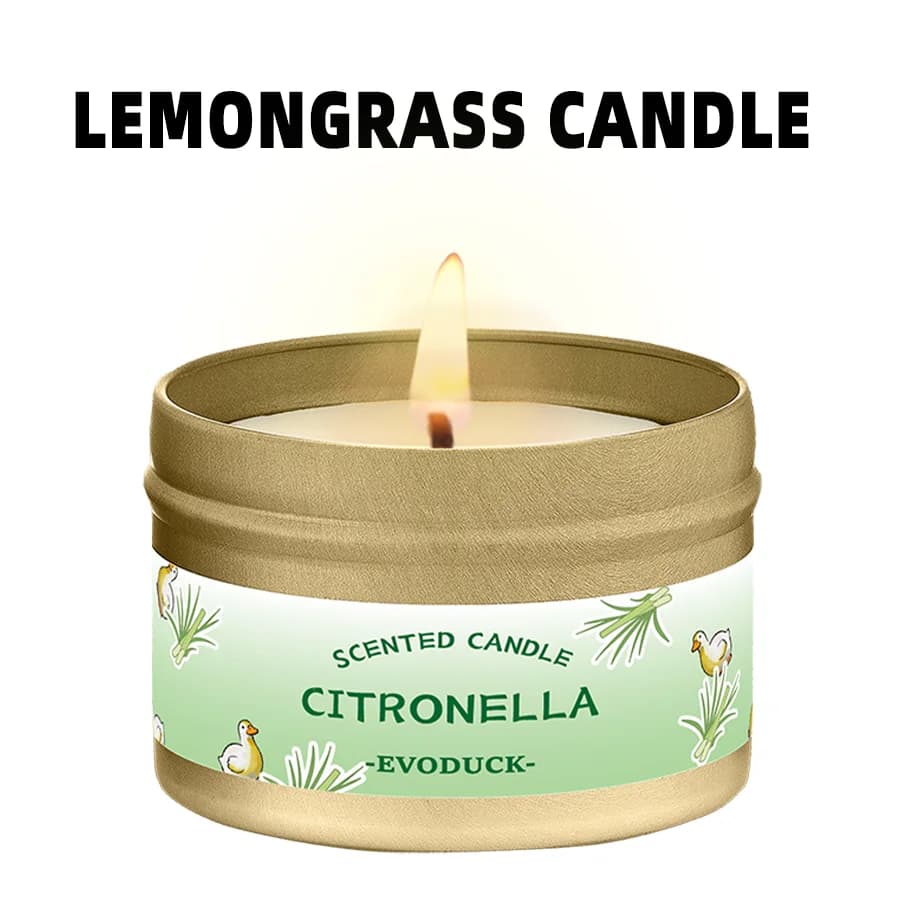 Bougie à la citronnelle pour l'extérieur, bougie parfumée à la citronnelle pour patio, jardin, cour,