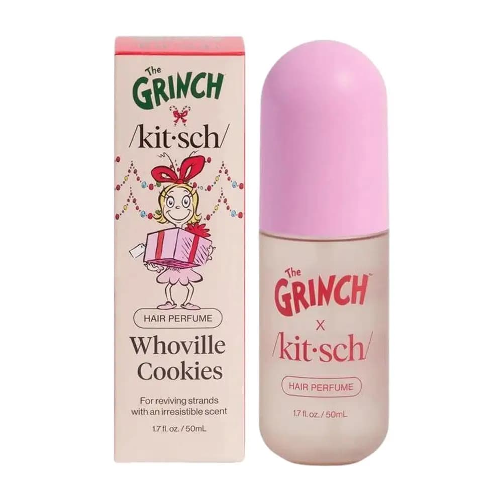 Spray Parfum pour Cheveux Grinch 50 ml, Parfum de Biscuit Cheesy Whirly Town, Longue Durée, Vegan, L