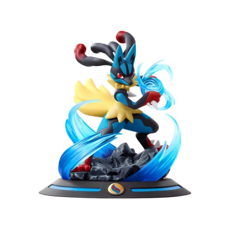 FUNISM Original Mega Lucario Pokémon Action Figure - Modèle de collection, jouet cadeau pour les fan