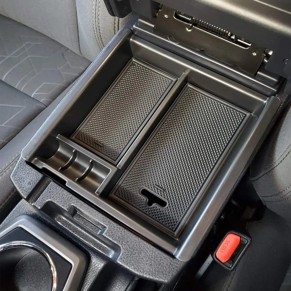 Accessoire de console centrale, insert de boîte en matériau ABS, adapté pour Toyota Keepoma, 2016-20