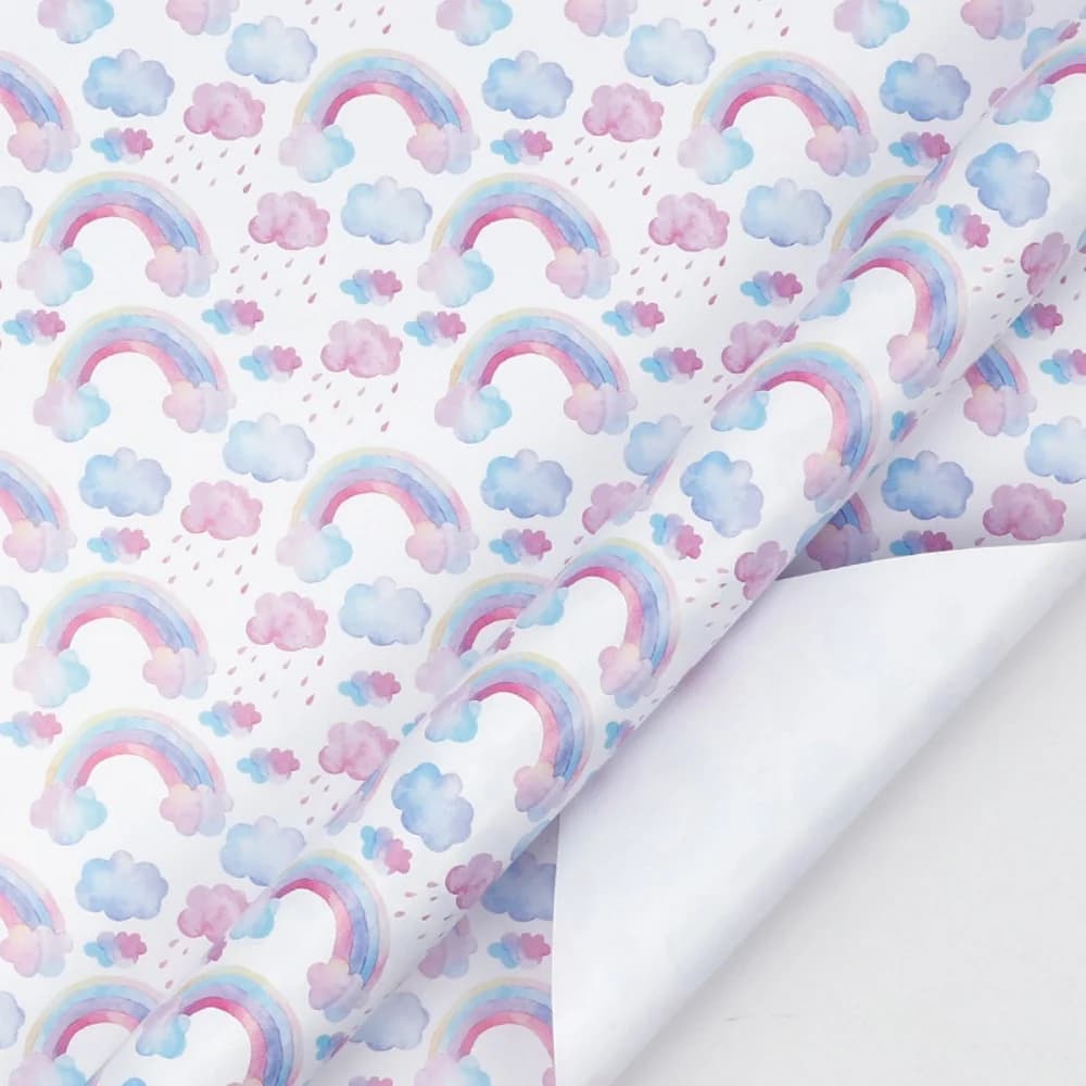 Papier d'emballage cadeau à motif de nœud rose 300x43cm, papiers d'emballage de noël, papier pour Bo