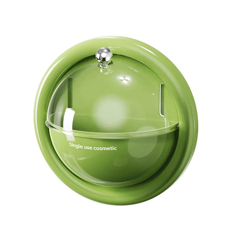 Boîte de rangement pour cosmétiques, murale avec couvercle, anti-poussière, haut de gamme, grande ca