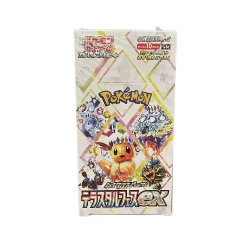 Boîte de boosters Pokémon TCG japonaise SV8a Terastal Festival ex High Class, 10 paquets scellés, co