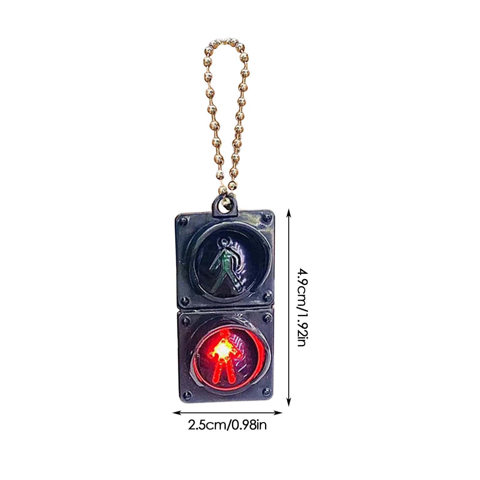 Porte-clés de feu de circulation, modèle de feu de circulation, porte-clés de voiture, pendentif de 