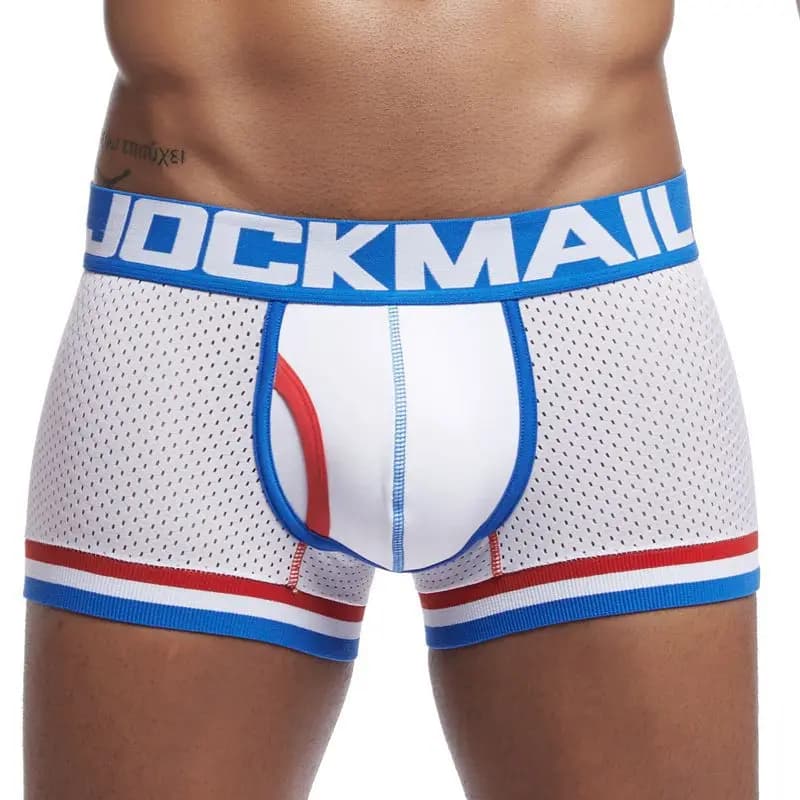 Jockmail – Boxer en maille pour hommes, sous-vêtements respirants, confortables, doux et confortable