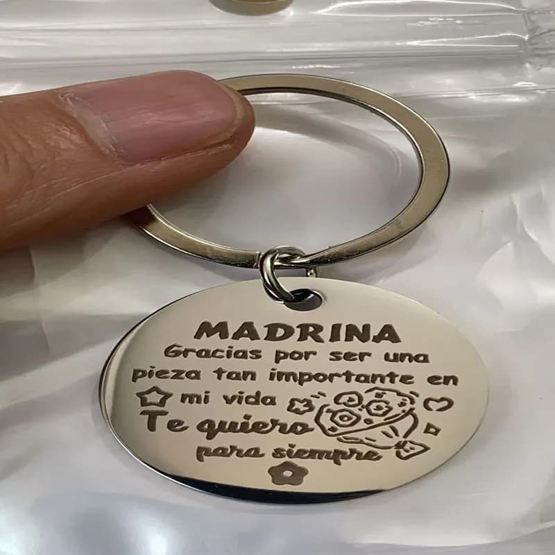 Porte-clés marraine Chrismtas, cadeaux de Godchild, fée marraine pour femmes, 1 pièce