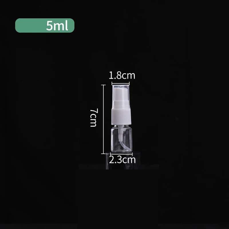 Bouteille de pulvérisation vide en plastique transparent, 1 pièce, Portable, rechargeable, distribut