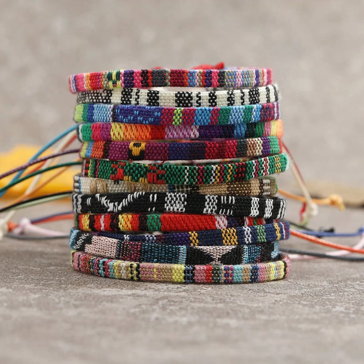 Ensemble de bracelets de plage Boho Surfer pour hommes et femmes, tressés, faits à la main, bijoux d
