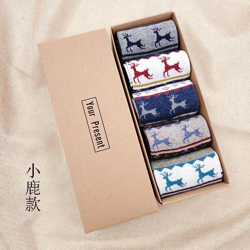 Lot de 5 paires de chaussettes décontractées en coton pour hommes, haute qualité, maintien au chaud,