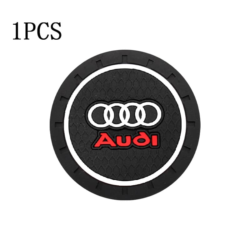Pour Audi A3 A4 A5 A6 A7 A1 A2 Q3 Q4 Q5 Q7 S3 S4 S5 S6 sous-verres d'eau de voiture tasse d'eau anti