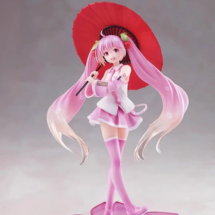 Figurine Sakura, statue de collection d'anime et de manga, ornement de bureau, cadeau pour les fans,