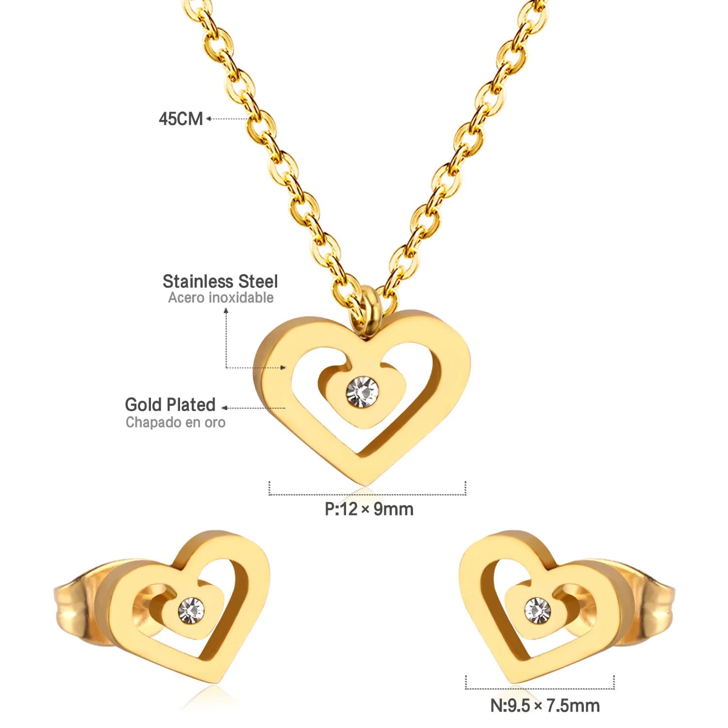LUXUKISSKIDS – ensemble de bijoux pour filles, couleur rose/bleu, Six pétales de fleurs, collier gou