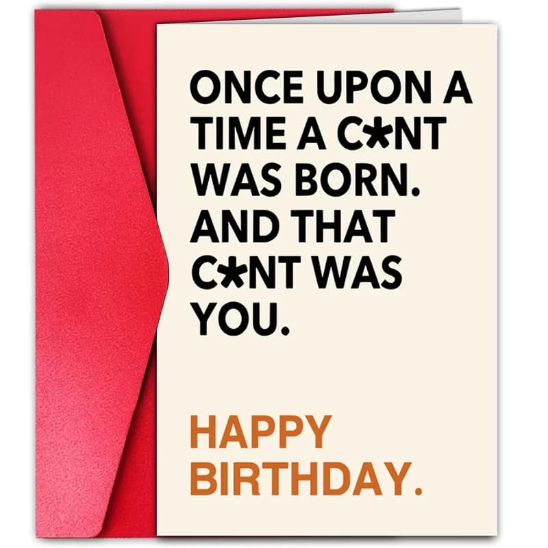 Carte de joyeux anniversaire drôle pour les meilleurs amis, elle, lui, femmes, hommes, cadeaux de na