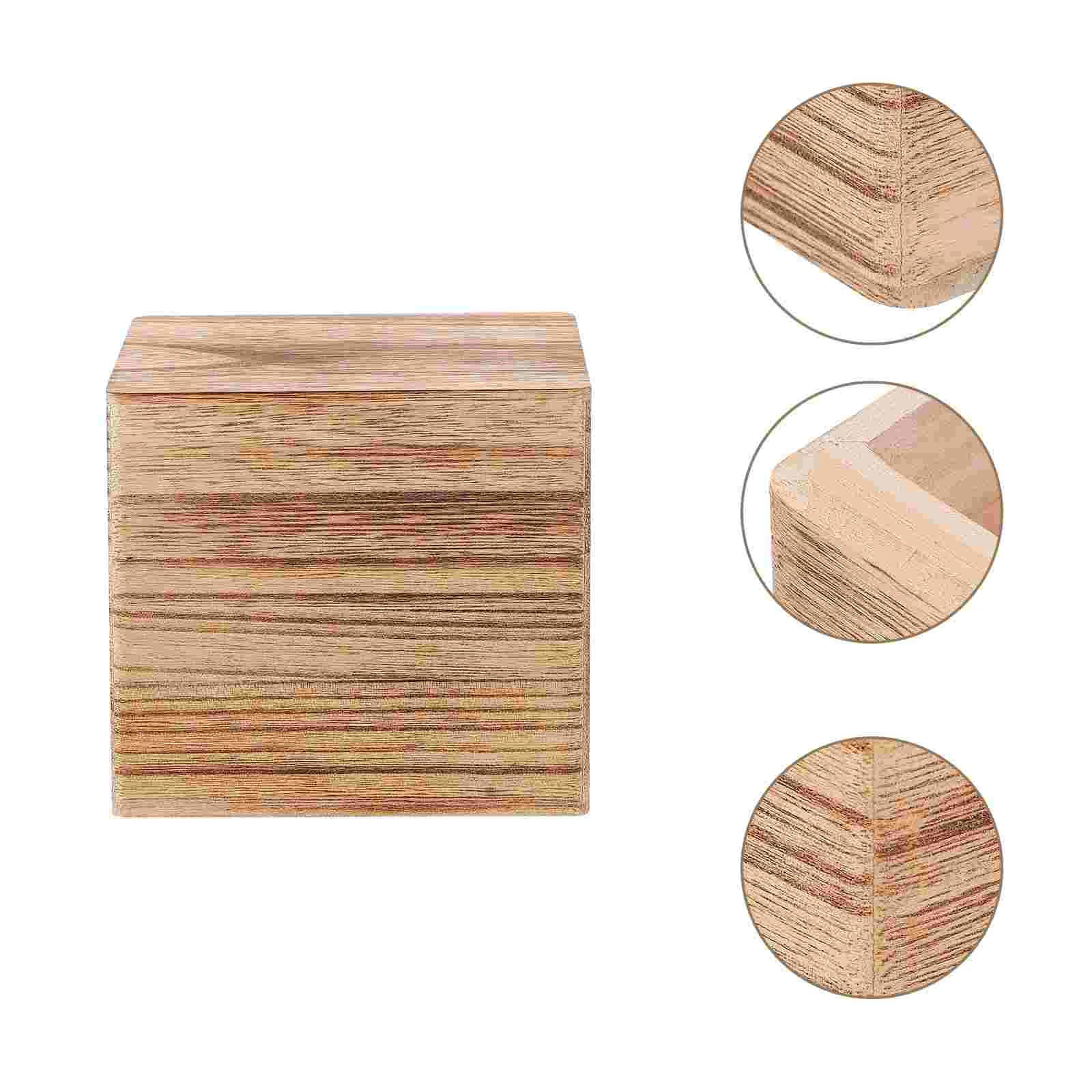 Boîte-cadeau en bois de qualité supérieure, conteneur de bonbons en bois rétro, boîte de rangement à