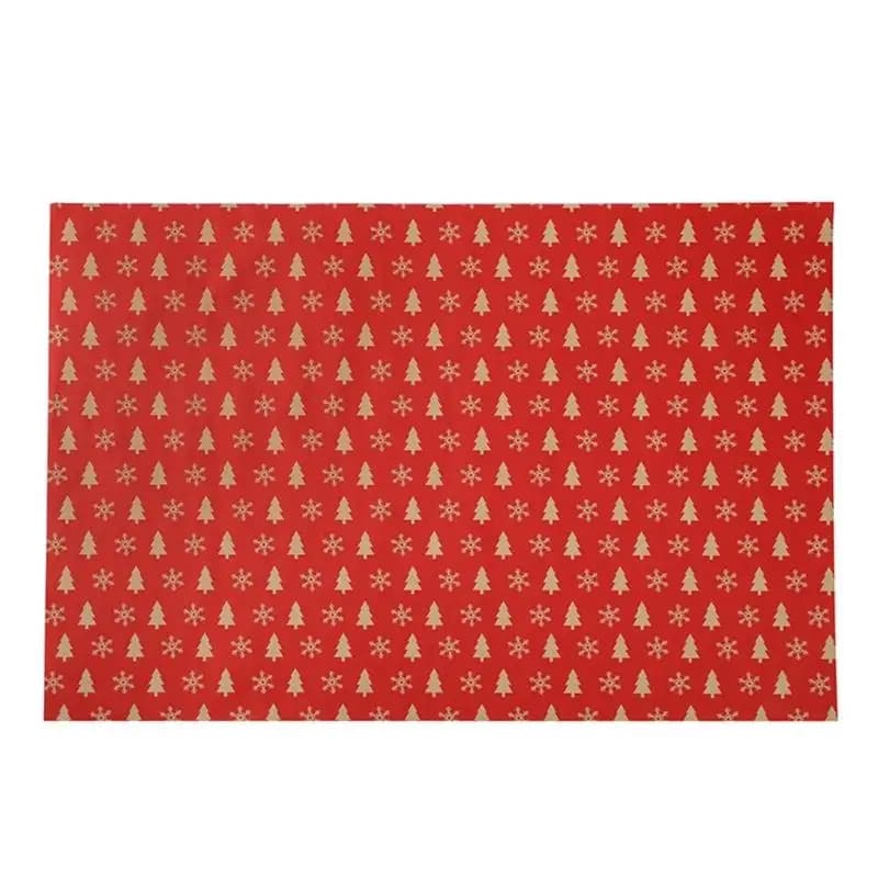 G6KF – papier d'emballage vacances, 50x74cm, Durable, résistant aux déchirures, conception noël