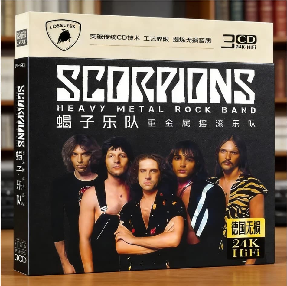Album de rock classique Heavy Metal Scorpions, CD musical, 3 chansons, disque officiel, enregistreme