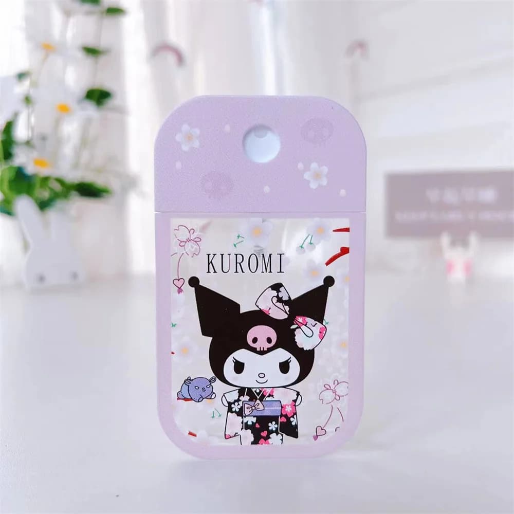 Hello Kitty vaporisateur bouteille de parfum Kuromi cannelle presse Portable en bouteille Sanrio fle