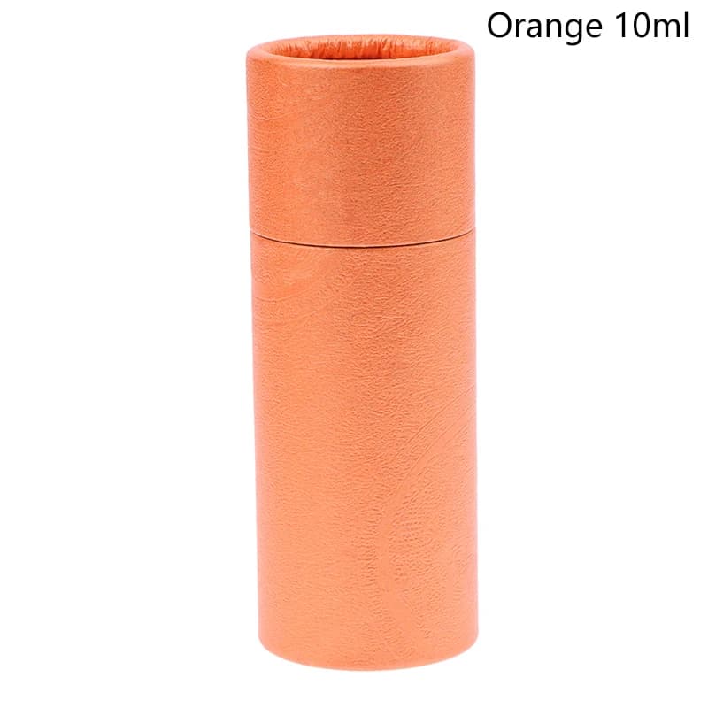 Boîtes d'emballage rondes en carton pour cadeaux, cosmétiques, flacons d'huile essentielle, rouge à 