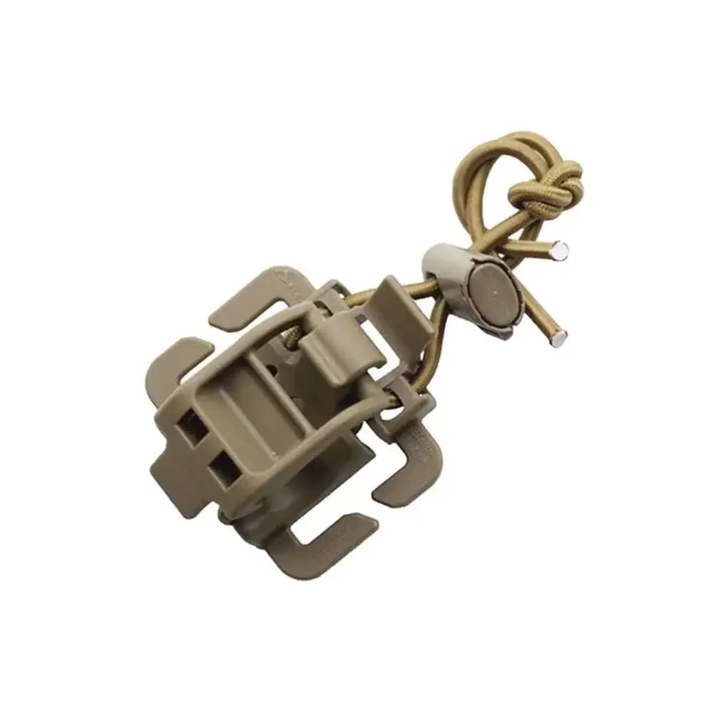 Clip de lampe de poche multifonction Molle, accessoires de randonnée, boucle suspendue, pince de pel