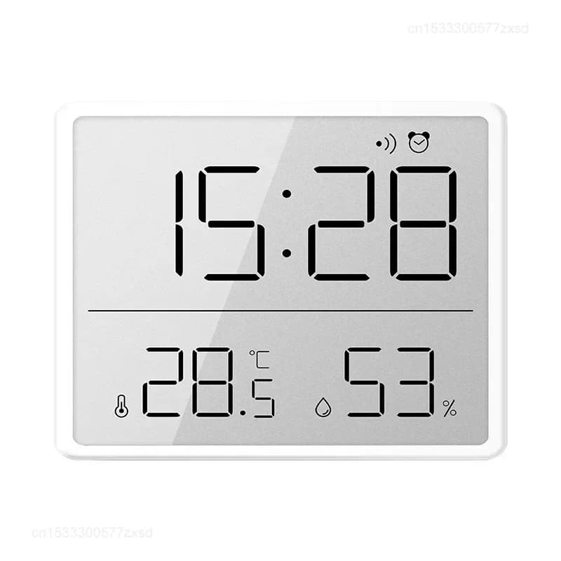 Thermomètre hygromètre multifonctionnel d'intérieur, moniteur électronique automatique de températur
