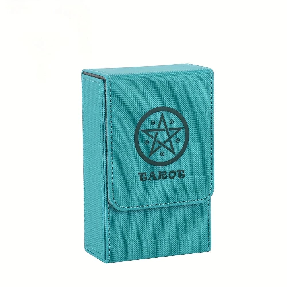 1 boîte de rangement de cartes multifonctionnelle, compacte et conçue pour divers jeux de cartes, ca