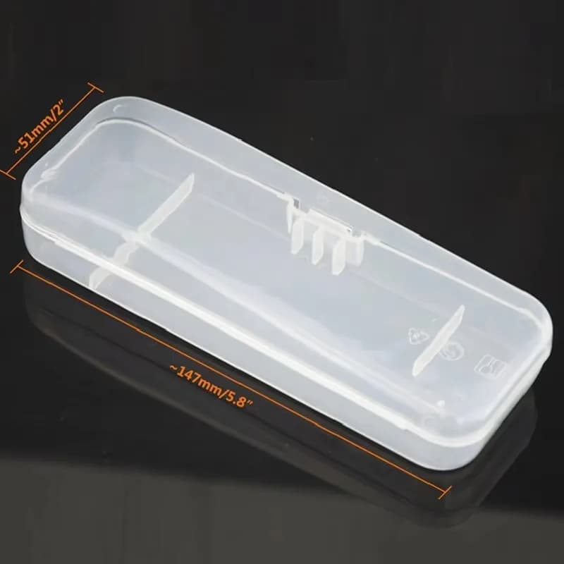 Boîte de rangement de rasage élégante et durable pour les rasoirs pour hommes, facile à transporter 